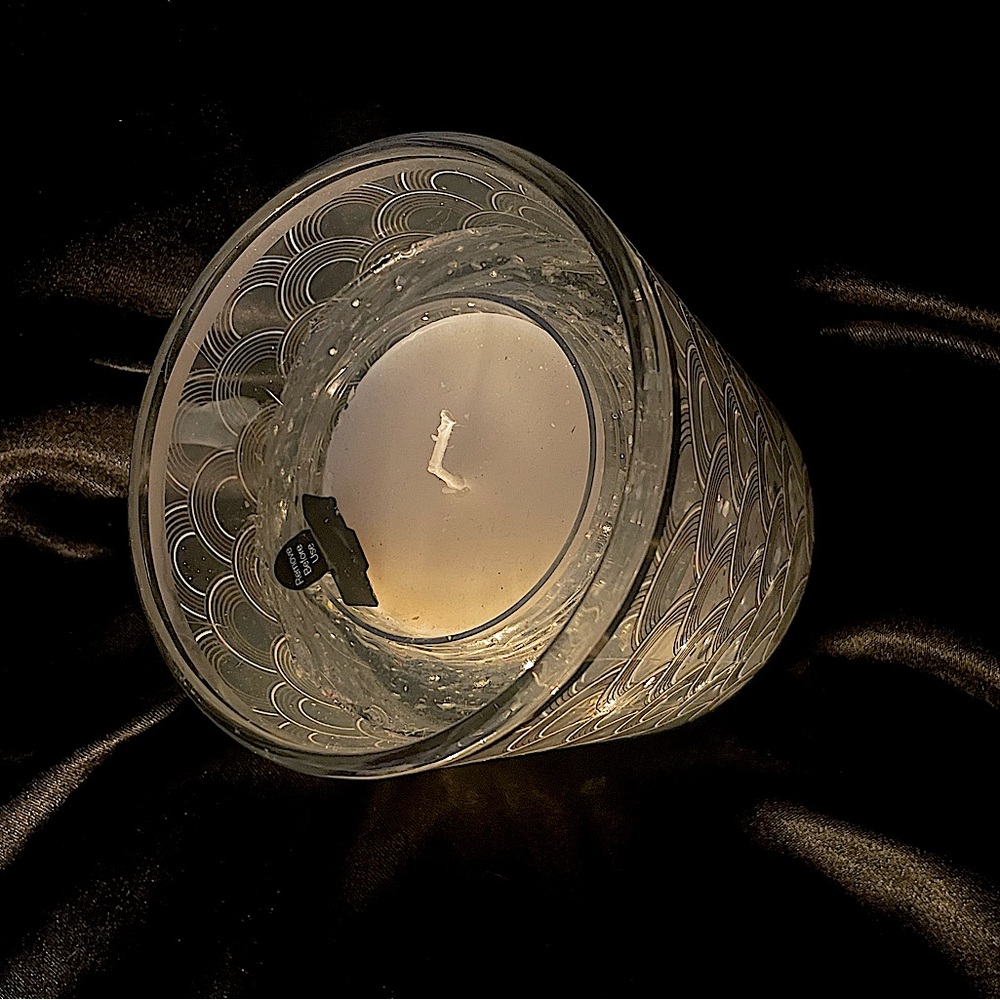 Elegant Silver Candle Holder